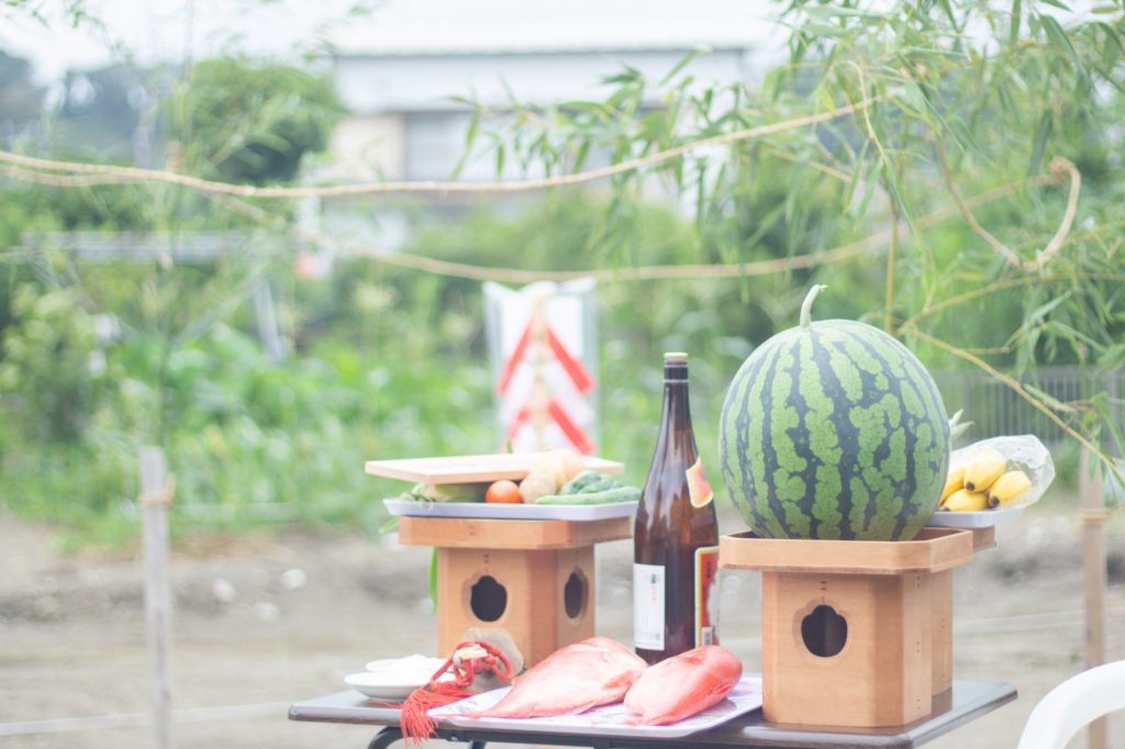 地鎮祭の様子イメージ